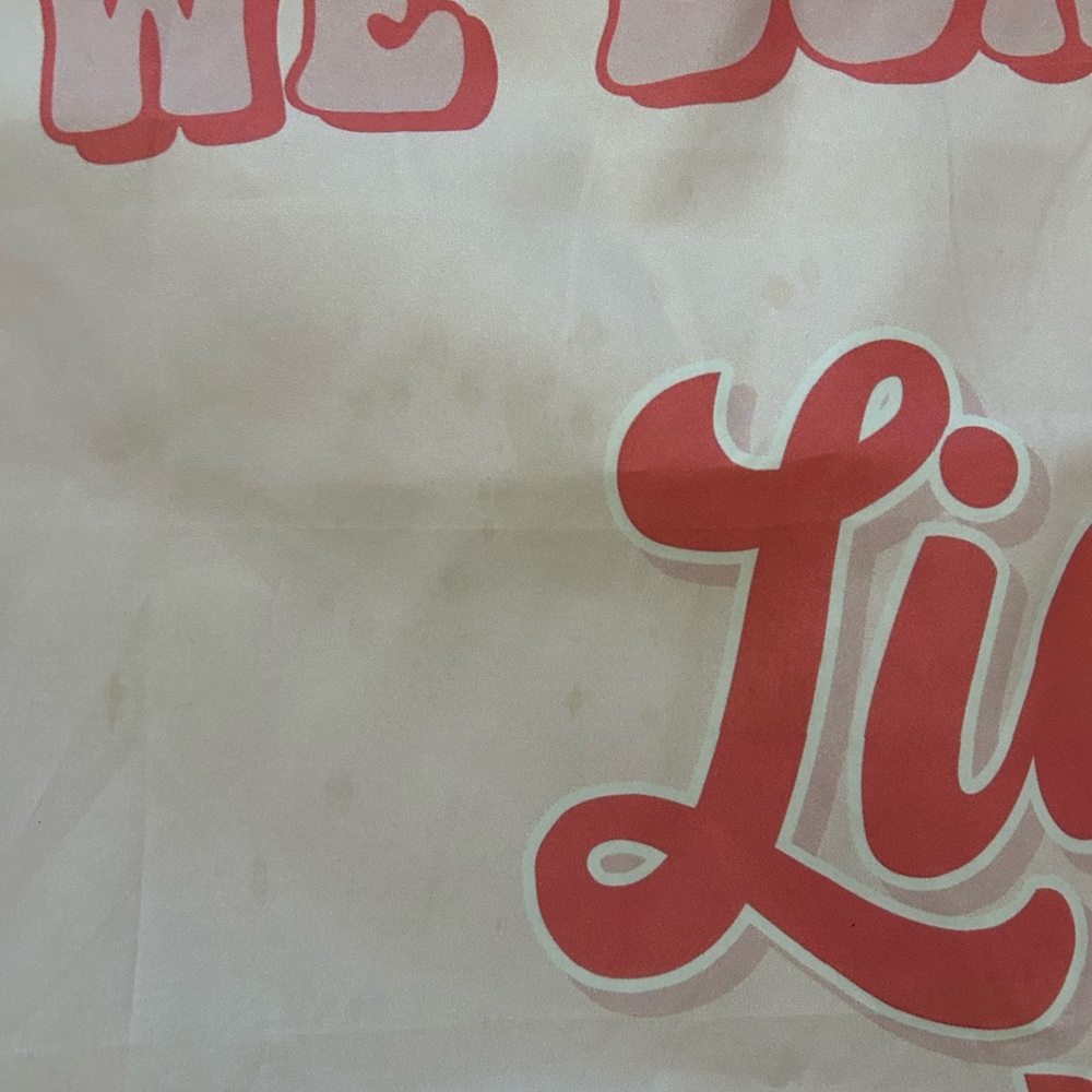 Pink Lettered Tapestry - Picture 7 of 7